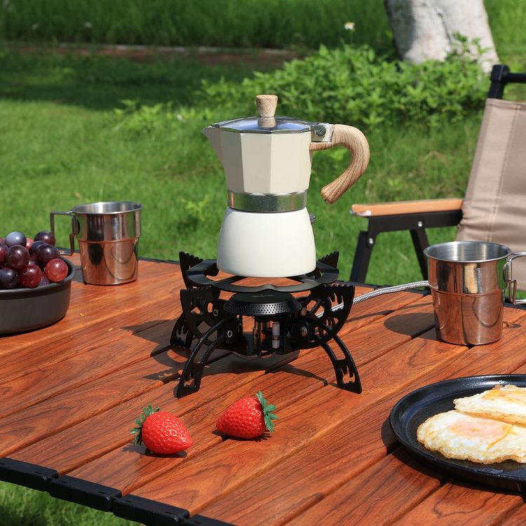 موقد التخييم جرين ليون سبايدر - أسود