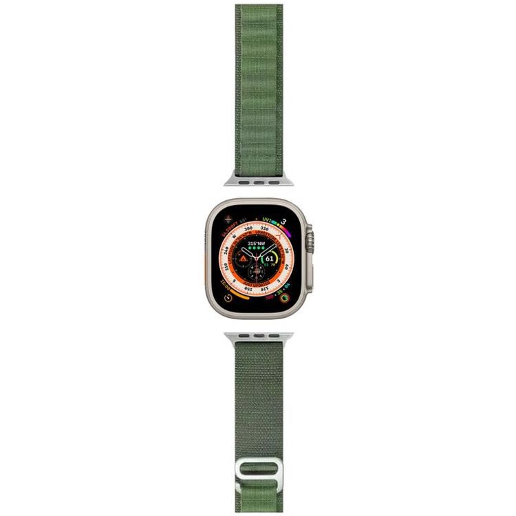 HYPHEN Watch Strap Nylon Loop for Apple Ultra (Medium) - Green