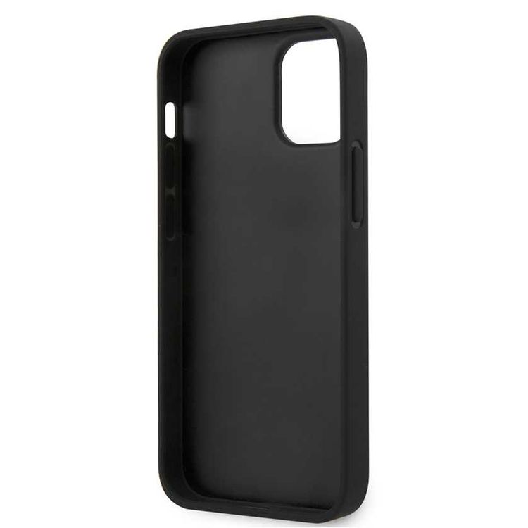 سي جي موبايل بي ام دبليو مجموعة M جراب صلب بولي كربونات / بولي يوريثان الحراري بتأثير الكربون من جلد البولي يوريثان مع شعار معدني بشريط تباين بولي يوريثان ناعم لهاتف ايفون 12 ميني (5.4 بوصة) مرخص رسميًا ومقاوم للصدمات ومقاوم للخدوش وسهل الوصول إلى جميع المنافذ والكاميرات والأزرار ومكبرات الصوت ، متوافق مع الشواحن اللاسلكية ، أسود