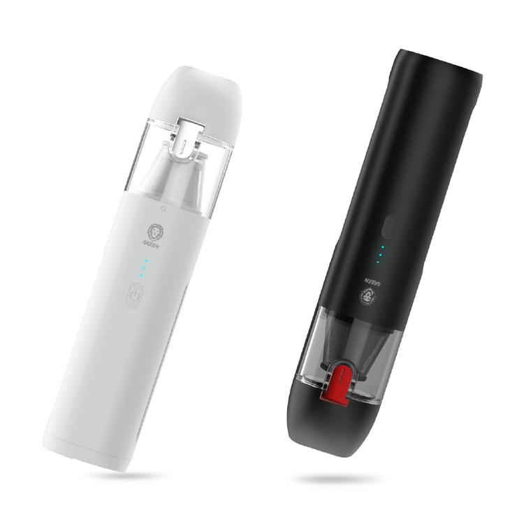 مكنسة كهربائية محمولة لاسلكية للسيارة بقدرة 65 وات 100 مل ، شفط قوي للغاية 6000باسكال ، ضوضاء منخفضة ، عمر بطارية طويل للغاية ، مكنسة كهربائية صغيرة محمولة وخفيفة الوزن مناسبة للمنزل والسيارة