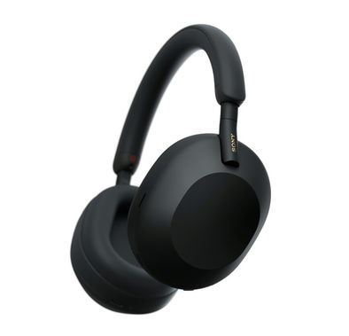 سماعات رأس لاسلكية Sony WH-1000XM5 مع خاصية إلغاء الضوضاء وجودة صوت غير عادية وتجربة صوتية جديدة لألعاب الواقع المعزز وتقنية مستشعر الضوضاء المتعددة - أسود