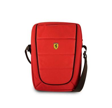 فيراري حقيبة تابلت سكوديريا بحمالات كتف 10 - أحمر
