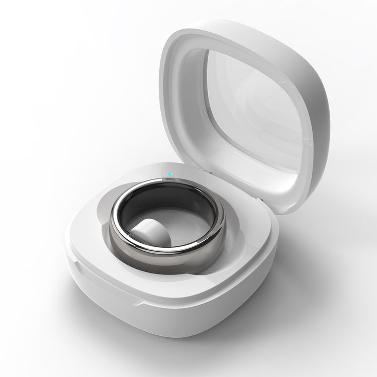 خاتم بورودو الذكي القابل للارتداء مقاس S 18.4 ملم - أسود