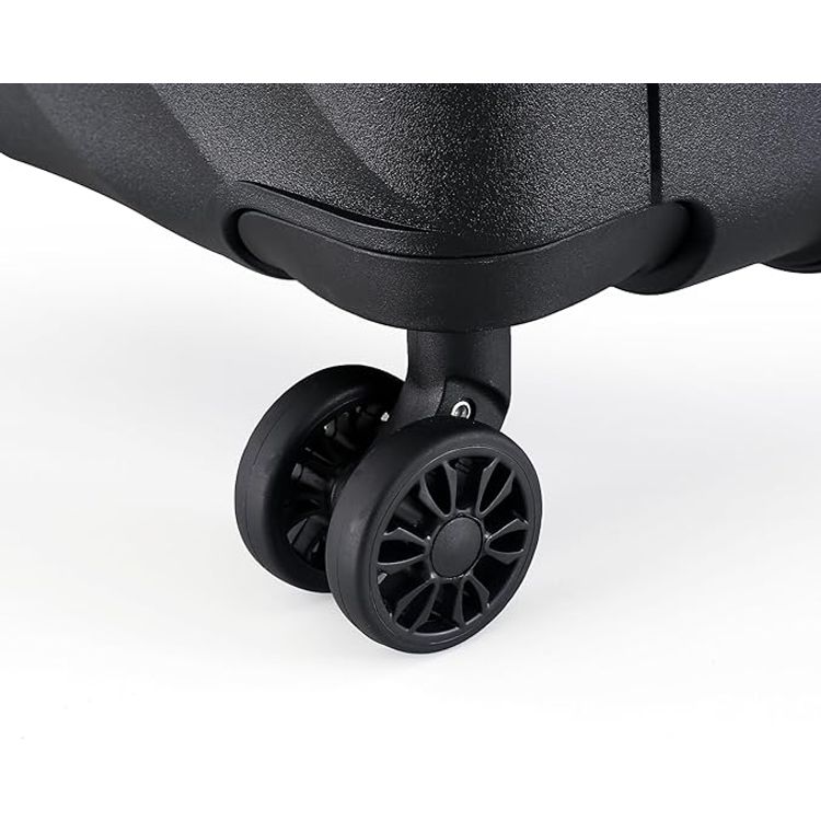 حقيبة أمتعة HT، حافظة صلبة مصنوعة من مادة البولي بروبيلين (PP) - متوسطة/سوداء