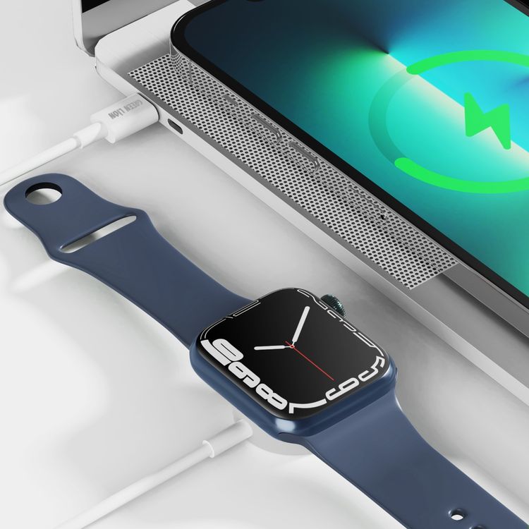 كابل شحن لاسلكي مغناطيسي 2 في 1 من GreenLion،