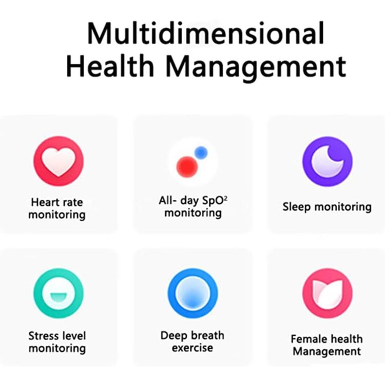 ساعة Xiaomi الذكية باند 8 مع معدل ضربات القلب والأكسجين في الدم ووظائف مراقبة النوم 130 وضع رياضي - إصدار CN أسود