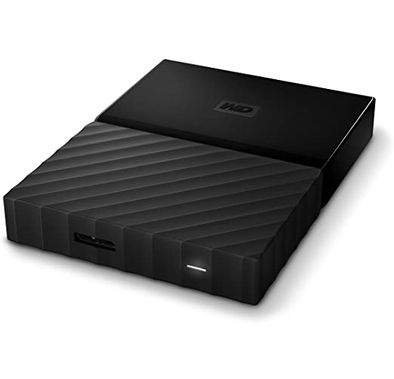 Western Digital WDBYNN0010BBK-WESN Passport 1 TB Portable Hard Drive for PC, Xbox One and PlayStation 4 - Black