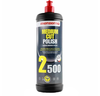 Menzerna Car Polish 2500 To Removal of Sanding Marks, Silicone-Free - Black
