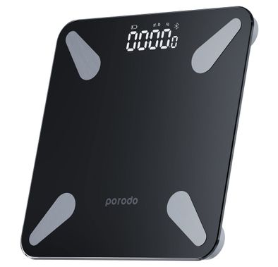 Porodo Lifestyle Bluetooth Smart Body Scale - Black