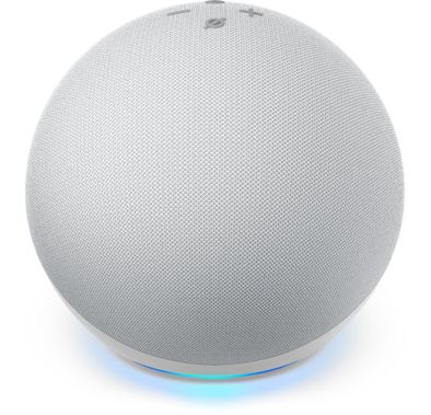 Amazon Echo 4th Gen Spherical Design with Rich Sound, Smart Home - Glacier White