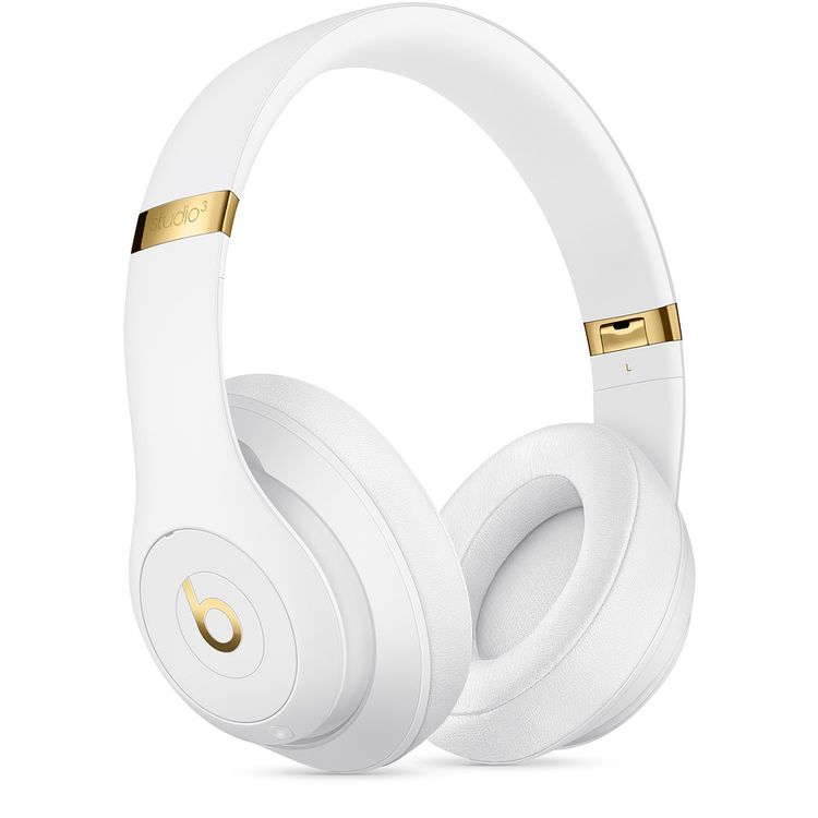 Beats Studio 3 Wireless Headphone A1914-WH Studio 3 Wireless Headphone Sky line Collection, Active Noise Cancelling - White