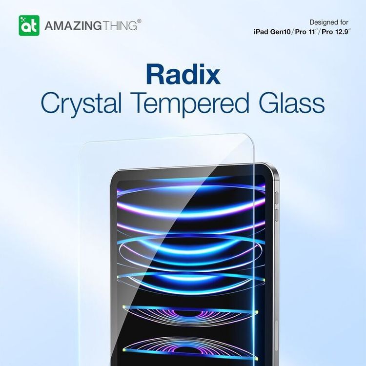 AmazingThing 2.5D Full Cover Radix Clear Glass Screen Protector - iPad 10.9-Inch