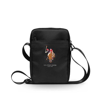 CG Mobile U.S.Polo Assn. Tablet Bag 8" with Adjustable Shoulder Strap, Easy for Carrying, Slim Lightweight Portable Storage Bag Suitable for Outdoor, Business, Office