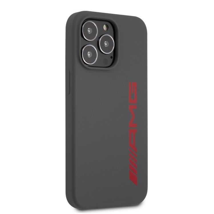 CG MOBILE AMG Liquid Silicone Case with Big Logo Compatible for iPhone 13 Pro (6.1") Easy Access to All Ports, Shock-Absorption, Anti-Scratch, & Drop Protection