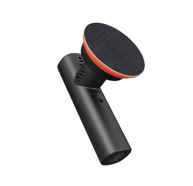 ملمع شمع السيارة الذكي المدمج مع 4 أقراص للرأس من بورودو - أسود