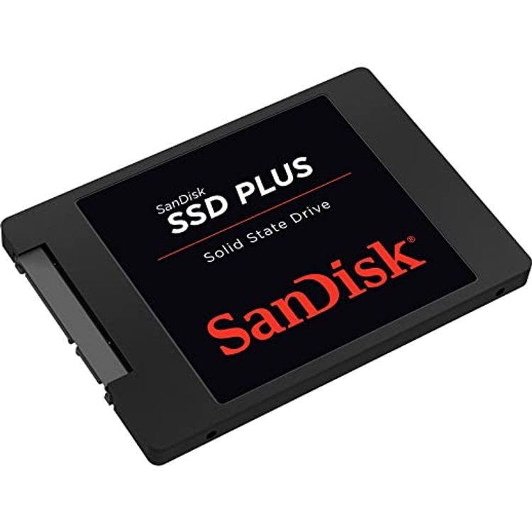 SANDISK SDSSDA-240G-G26 SSD Plus 240 GB Internal Solid State Drive - SATA III 6 Gb/s, 2.5"/7mm, Up to 530 MB/s - Black
