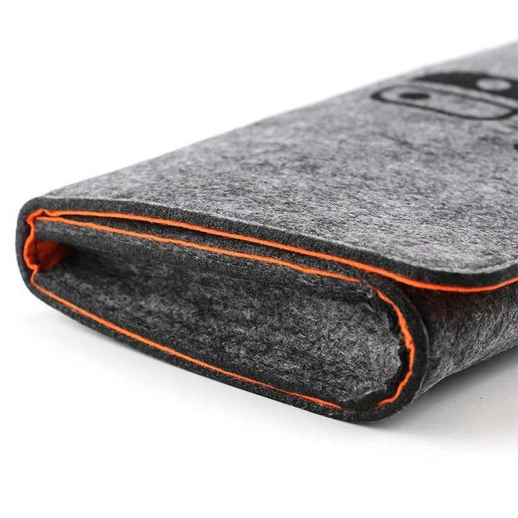 AhaStyle Carrying Case Compatible for Nintendo Switch Lite, Portable Carrying Bag Ultra Slim Professional Protective Felt Pouch with 5 Game Cartridges Holders ( Switch Logo )