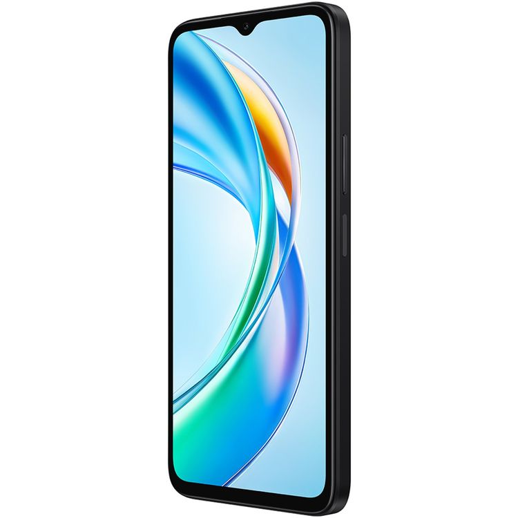 هاتف هواوي هونور X5b بلس إصدار TRA، 6.56 بوصة، 4 جيجابايت رام، 64 جيجابايت تخزين، 50 ميجابكسل، ثنائي الشريحة، أندرويد 14، GSM، HSPA، LTE - أسود داكن