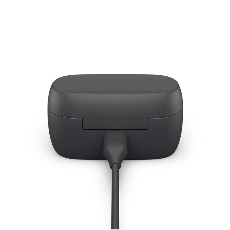 جابرا ايليت 2 سماعات أذن لاسلكية حقيقية ELITE2-DGY سماعات أذن لاسلكية تعمل بالبلوتوث مع مكبرات صوت مناسبة تمامًا مقاس 6 مم - رمادي داكن