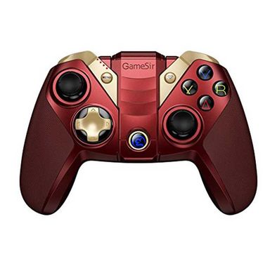 GameSir M2 Wireless Controller, Controller Gamepads Joystick, Android smart phones/ tablets/ Smart TV/ TV BOX, Windows PC, Steam, Steam link, PS3, and Samsung Gear VR - Red