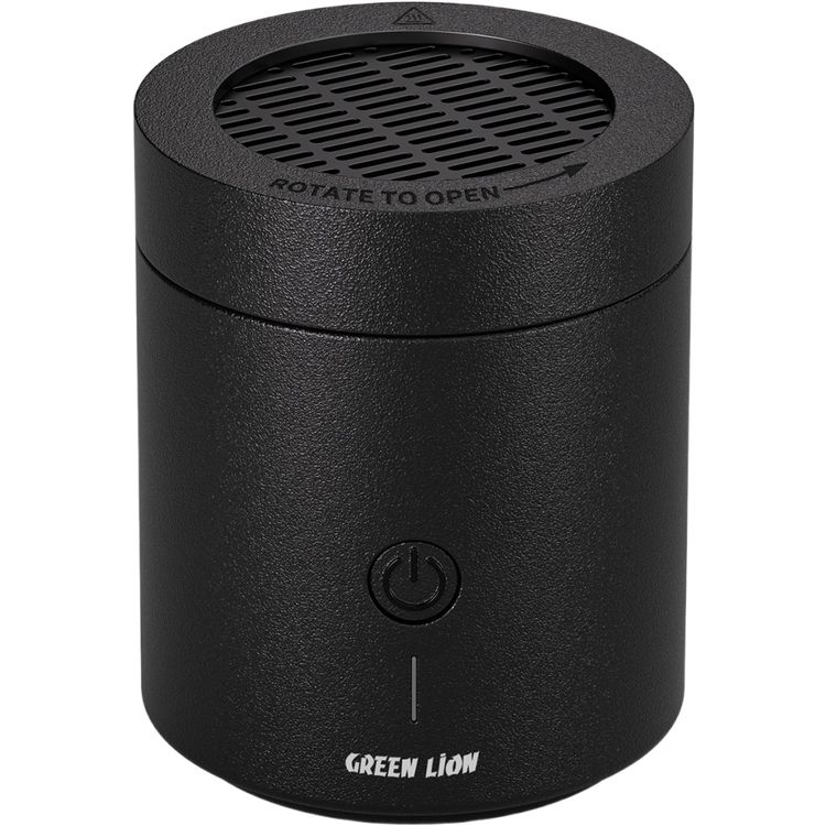 مبخرة بخور الكثبان الرملية من جرين ليون بسعة بطارية 2000 مللي أمبير، مادة PA66 والنايلون، درجة حرارة تسخين 300-400 درجة مئوية، وقت شحن 2 ساعة، منفذ شحن من النوع C، رائحة قوية، ملقط متضمن - أسود