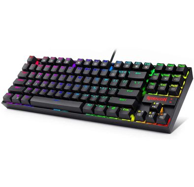 Redragon K552RGB Mechanical Gaming Keyboard with RGB Backlit | Spill Resistant Design Wired Mechanical Keyboard