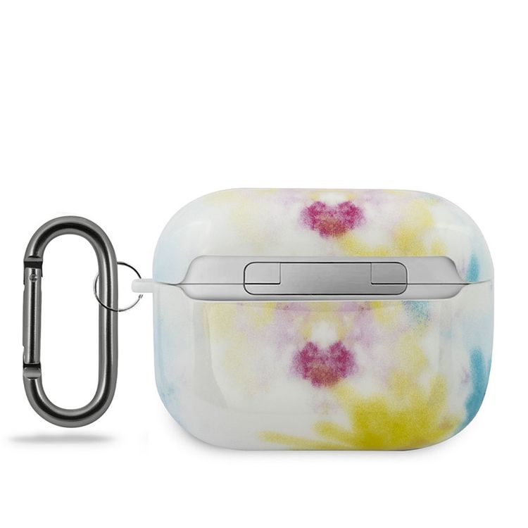 سي جي موبايل يو اس بولو اسن معتدل وقزحي جراب مجموعة متوافق مع ايربودز برو ، مقاوم للخدش وغطاء ممتص للصدمات وحماية من السقوط مرخص رسميًا - متعدد الألوان