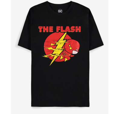 Difuzed DC Comics The Flash Retro Classics Short Sleeved T-Shirt - Black - L