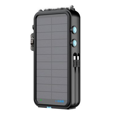 باور بانك لاسلكي يعمل بالطاقة الشمسية من باورولوجي بسعة 16000 مللي أمبير في الساعة 