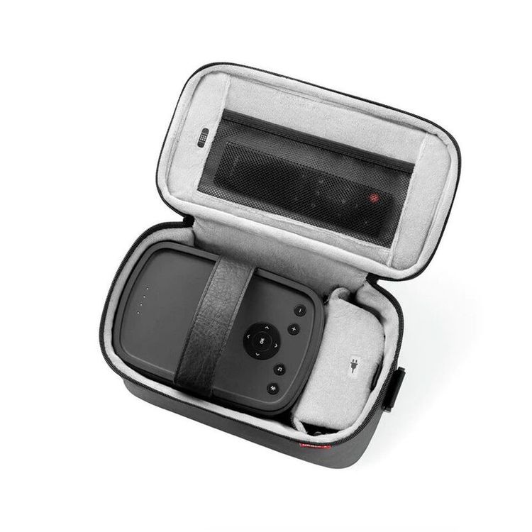 جهاز عرض الأفلام الذكي المحمول Nebula Mars II Pro مع حقيبة حمل رسمية من Mars - أسود