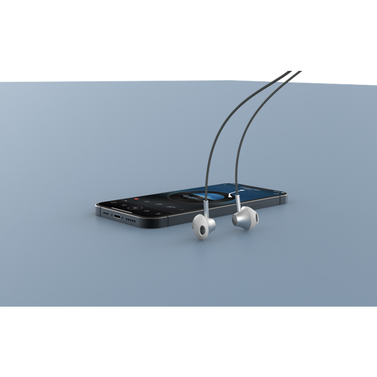 Devia Smart Series Silicone Neckband Headset | Ergonomic Design Bluetooth Headset - Black / Green