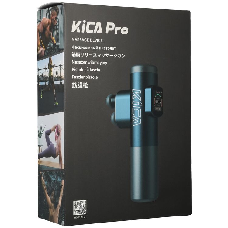 Kica Pro Massage with Dual Head Massage, Screen Touch, Multiple Modes, Noise Reduction - Blue