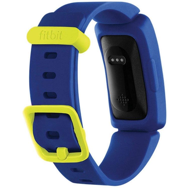 Fitbit Ace 2 Fitness Wristband Compatible for Kids 6+, Animated Clock Faces, Sleep Tracking, All Day Activity Tracking, Swim proof Water Resistant (50 meters) 5-Day Battery Life - Night Sky / Neon Yellow