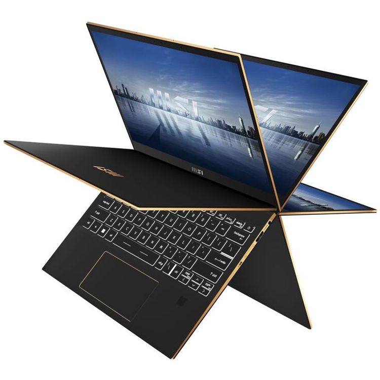 لاب توب ام اس اي سوميت E13 فليب ايفو A13MT معالج i7 - أسود