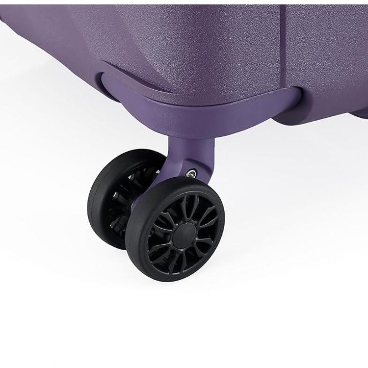 H.T Luggage Bag, Hard Case Polypropylene (PP) Material - Small/Purple