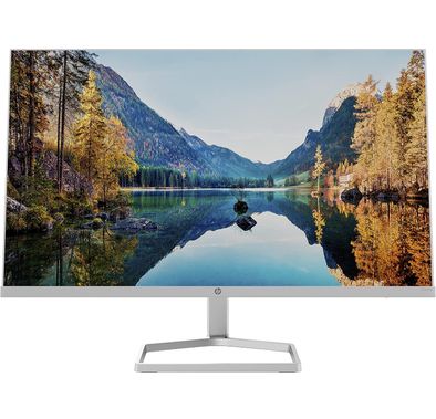 HP Monitor M24FW Full HD IPS (23.5 Inch)- Silver White - 24 Inch