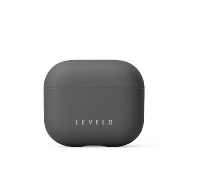Levelo Gorra Hybrid Silicone AirPods 3 Case  - Black