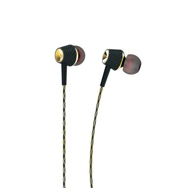 سماعات اذن من بودي مع تحكم عن بعد ومايك 1.2م - اسود