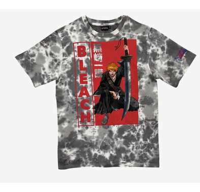 Difuzed Bleach Oversize Men's T-Shirt - Gray - S