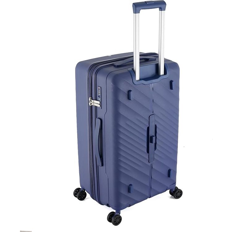 H.T Luggage Bag, Hard Case Polypropylene (PP) Material - Large/Blue