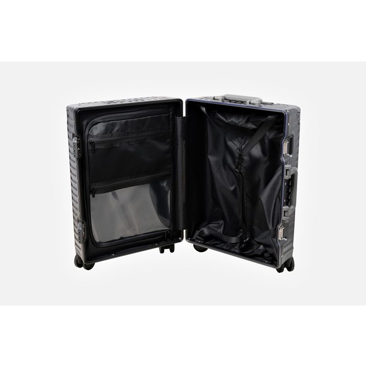 Levelo RoamRollers Travel Luggage with Aluminum Body, Medium - Grey