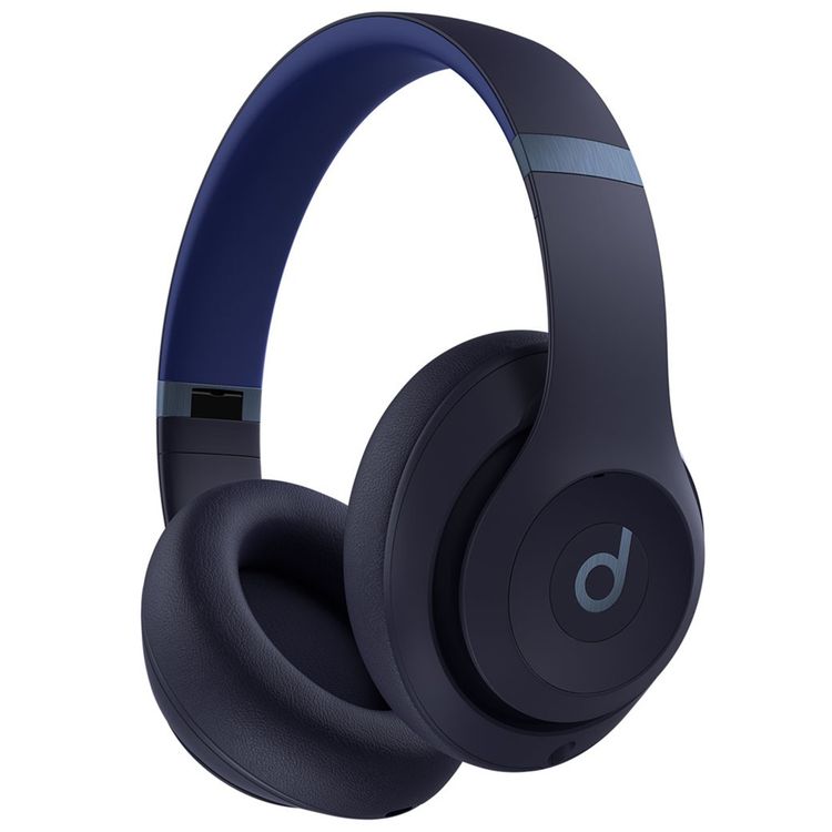 Beats Studio Pro Wireless/Wired Headphones with Iconic Sound, Portable & Lightweight Design, Head Tracking, Carrying Case - Navy