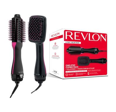 Revlon Salon One-Step Combo Pack Hair Styler & Dryer - Black