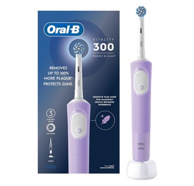Oral-B Vitality D300 Electric Toothbrush - Lilac Purple