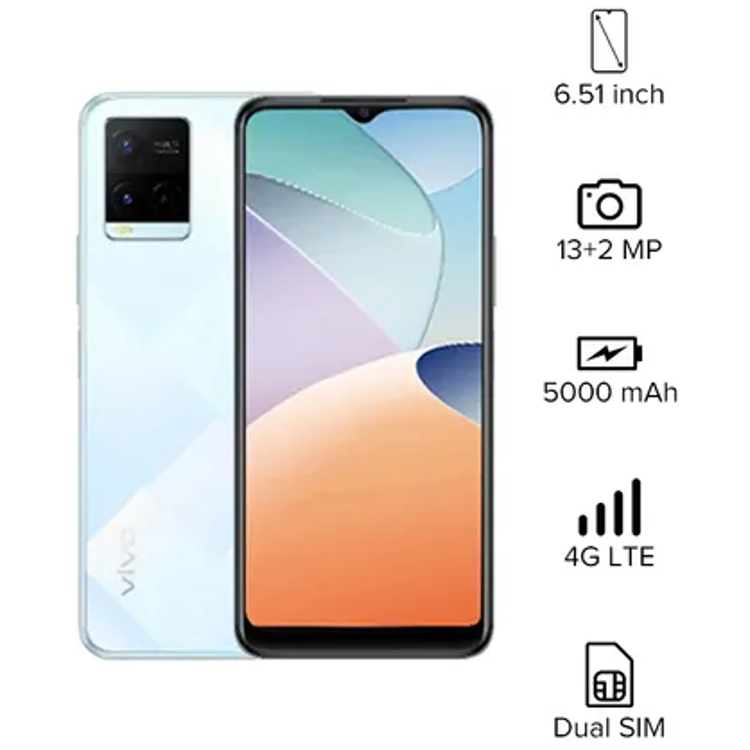 VIVO Y21 Dual Sim 4GB RAM 64 GB 4G LTE - Middle East Version