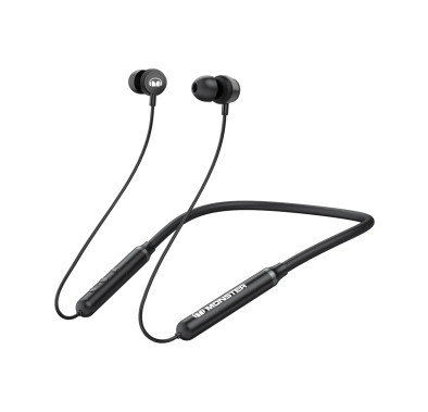 Monster Airmars SG03 Gaming Neckband, Noise Reduction, 20m Transmission Distance, Built-in Microphone, Bluetooth Version 5.1, Type-C Charging Interface - Black