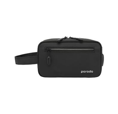 حقيبة تخزين متعددة الأقسام نمط الحياة من بورودو مقاومة للماء بتصنيف IPX3 بالتمويه مع مخرج شحن USB بقدرة 2A