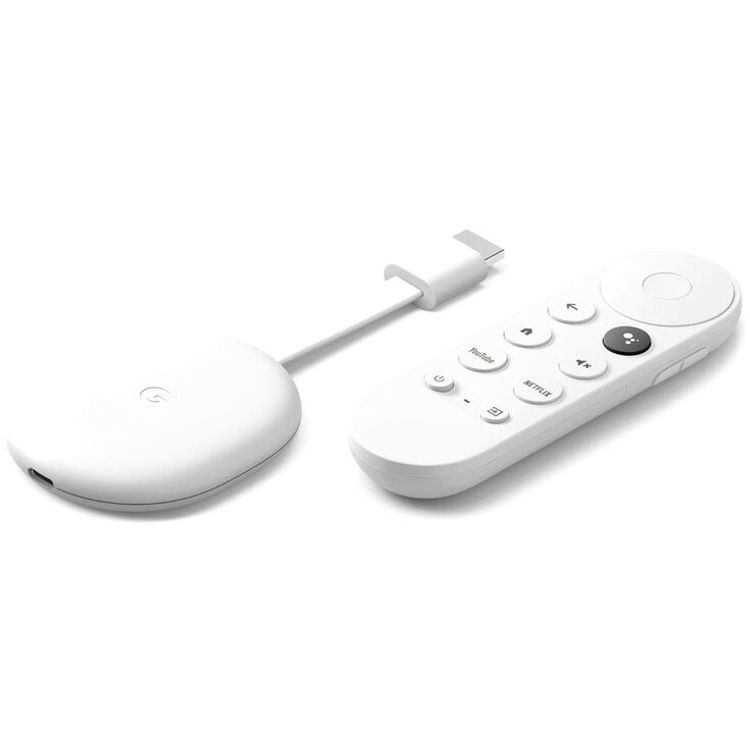 Google Chromecast مع Google TV (إصدار HD) - أبيض