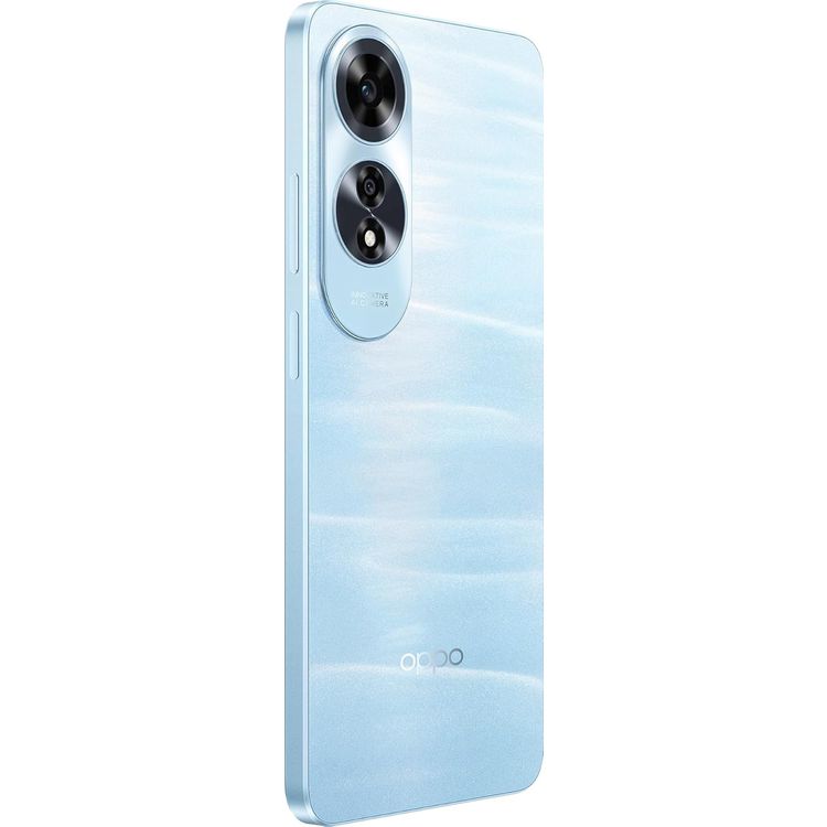 Oppo A60 4G TRA Version, 6.67", 8GB RAM, 256GB Storage, 50MP, Dual SIM, Android 14, GSM, HSPA, LTE - Ripple Blue