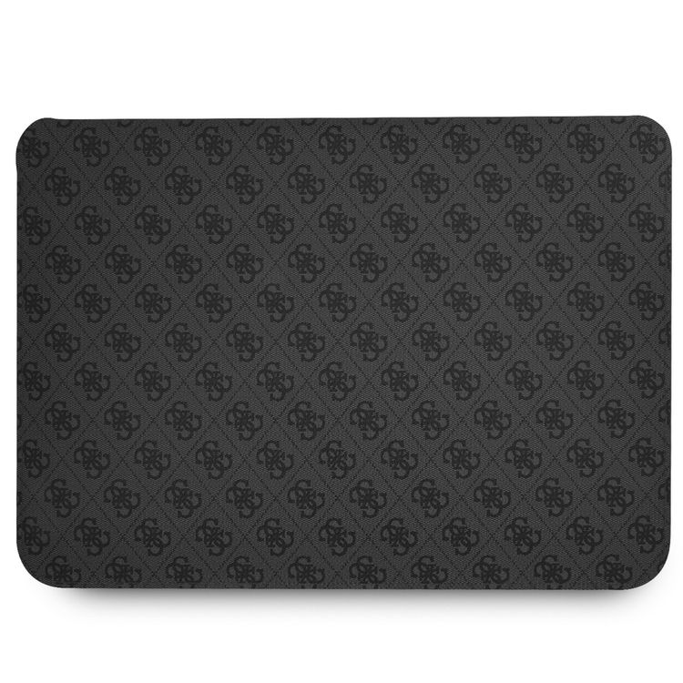 CG Mobile Guess GUCS14P4TK  4G Uptown PU Computer Sleeve with Metal Triangle Logo 14" Protection Bag for or Macbook / Laptop up to 14 inches, Suitable for Outdoor - Black